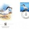 WWF FDC 1989 Benin complet serie pasari - 4 buc. FDC