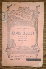 Carte - Abatele Prevost - Manon Lescaut - III foto