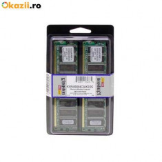 Memorii Kingston HyperX 2GB DDR 400 - Kit Dual Channel Nou/Sigilat foto