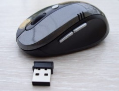 Mouse Wireless / fara fir 2.4 GHz - 1200 DPI - 10 m - nano receiver - GRI FACTURA SI GARANTIE foto