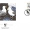 WWF FDC 1989 Isla of Man complet serie pasari - 4buc. FDC