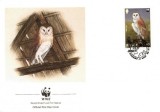 WWF FDC 1989 Jersey complet serie fauna - 4 buc. FDC