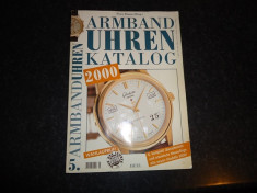 Armband Uhren Katalog 2000 - text in germana foto