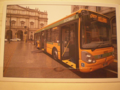 ITALIA - COMEMORATIVA 80 ANI ATM - AUTOBUS URBANO IRISBUS CITELIS EEV &amp;quot; ENHANCED ENVIRONMENTALLY VEHICLE &amp;quot; - NECIRCULATA . foto