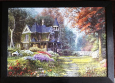 TABLOU PUZZLE &amp;quot; GRADINA VICTORIANA&amp;quot; 1000 PIESE foto