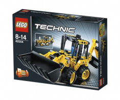 Oferta Lego 42004 Technic: Mini Backhoe Loader, mai multe posibilitati de asamblare, original, nou, sigilat, Ocazie stoc limitat, Transport Gratuit foto