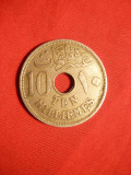 Moneda 10 Milliemmes 1917 Egipt ,metal alb ,cal.F.Buna
