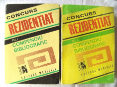 CONCURS REZIDENTIAT. COMPENDIU BIBLIOGRAFIC. Profil Medicina Generala, Vol. I+II foto