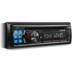 Radio CD MP3, USB, Bluetooth, Front AUX, Alpine CDE-123R foto