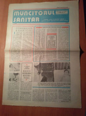 ziarul muncitorul sanitar 21 februarie 1981 foto