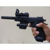 AIR SPORT GUN,PISTOL AIRSOFT 6mm+laser+tinta+amortizor+1000 BILE BONUS! foto