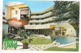 Carte postala(ilustrata)-BUCURESTI-Hotel Flora, Necirculata, Printata