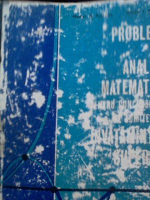 M.Rosculet, O.Popescu - Probleme de analiza matematica pentru concursurile de admitere in invatamantul superior foto