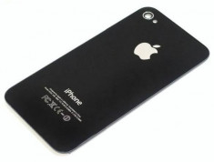 CAPAC SPATE CAPAC BATERIE CAPAC ACUMULATOR SPATE IPHONE 4S NEGRU ( BLACK ) ORIGINAL NOU foto