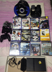 PlayStation 2 Slim,3 console volan-pedale!! foto