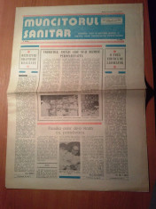 ziarul muncitorul sanitar 14 martie 1981 foto
