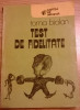 Toma Biolan - Test de fidelitate, 1986, Alta editura, Toma Roman