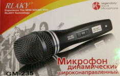 Microfon profesional RLAKY GM 235/ Microfon pentru karaoke / Microfon pentru prezentare spectacole / Microfon pentru scena foto