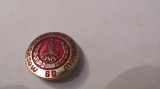 CY - Insigna Sport &quot;Jocurile Olimpice 1980 Moscova URSS (Rusia) / varianta 2, Europa