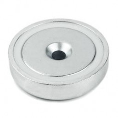 Magnet Neodim tip oala cu D:60 mm si forta prindere 130 Kg si la contact Foarte Puternic ( neodymium / neodimium / neodym) magneti foto
