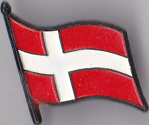 Insigna Steag Danemarca foto