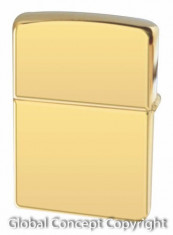 BRICHETA COLECTIE ZIPPO 254B POLISATA CULOARE AURIE ACCESORIU BARBATI CADOU SIGILATA GARANTIE PE VIATA MADE IN USA foto