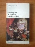 N4 Jose Antonio Maravall - Velazquez si spiritul modernitatii, Alta editura