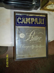 Oglinda reclama bar anii 70 Campari, Stewart&amp;#039;s si Eckstein foto