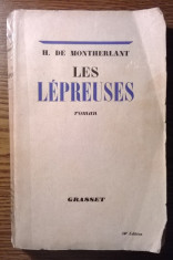 Carte - H. De Montherlant - Les lepreuses [1939] foto