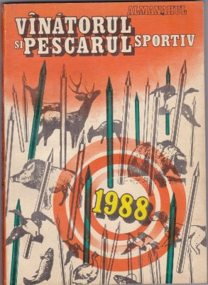 Carte cu imagini Almanahul Vinatorul si Pescarul sportiv 1988 foto