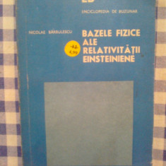 h2 Nicolae Barbulescu - Bazele fizice ale relativitatii einsteiniene