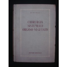 GH. BAJEU - CHIRURGIA SISTEMULUI ORGANO VEGETATIV {1956}