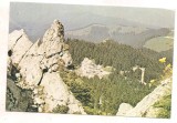 Carte postala(ilustrata)-RARAU-Hotelul 1520m, Circulata, Printata