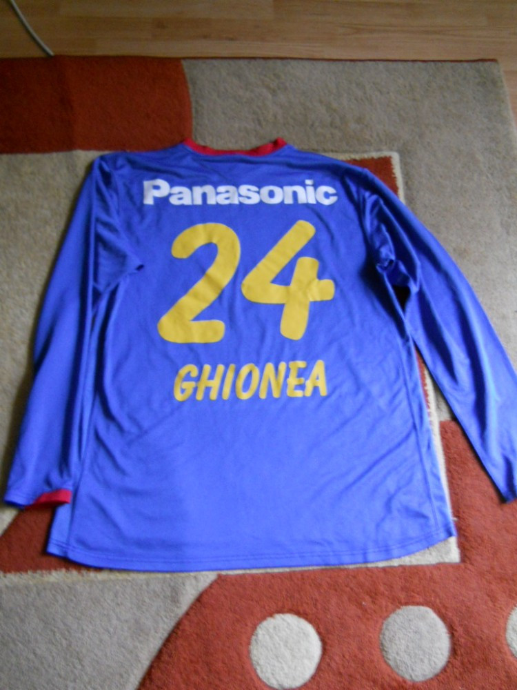 Tricou de joc Nike Sorin Ghionea -24-Steaua Bucuresti 2006- RAFO-Panasonic  | arhiva Okazii.ro