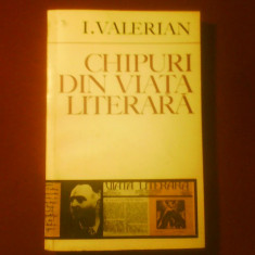 I. Valerian Chipuri din viata literara, editie princeps