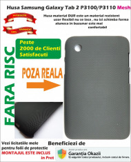 Husa Samsung Galaxy Tab 2 P3100 / P3110 Case material dur MESH Negru foto