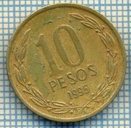 2813 MONEDA - CHILE - 10 PESOS - anul 1995 -starea care se vede foto