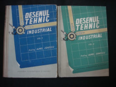 AUREL ZANESCU - DESENUL TEHNIC INDUSTRIAL 2 volume foto