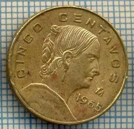 2746 MONEDA - MEXIC - 5 CENTAVOS - anul 1965 -starea care se vede