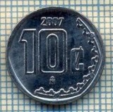 2743 MONEDA - MEXIC - 10 CENTAVOS - anul 2007 -starea care se vede