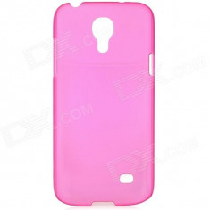 Husa silicon roz samsung galaxy s4 mini i9190 + folie protectie ecran + expediere gratuita