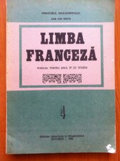 LIMBA FRANCEZA MANUAL PENTRU ANUL IV DE STUDIU - Dan Ion Nasta foto