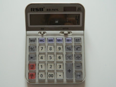 Calculator de contabilitate, 12 cifre, diverse functii, ideal de birou, RSB RD-969L foto
