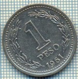 2779 MONEDA - REPUBLICA ARGENTINA - 1 PESO - anul 1961 -starea care se vede