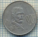 2742 MONEDA - MEXIC - 20 CENTAVOS - anul 1977 -starea care se vede