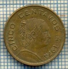 2744 MONEDA - MEXIC - 5 CENTAVOS - anul 1974 -starea care se vede foto