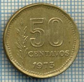 2790 MONEDA - REPUBLICA ARGENTINA - 50 CENTAVOS - anul 1973 -starea care se vede
