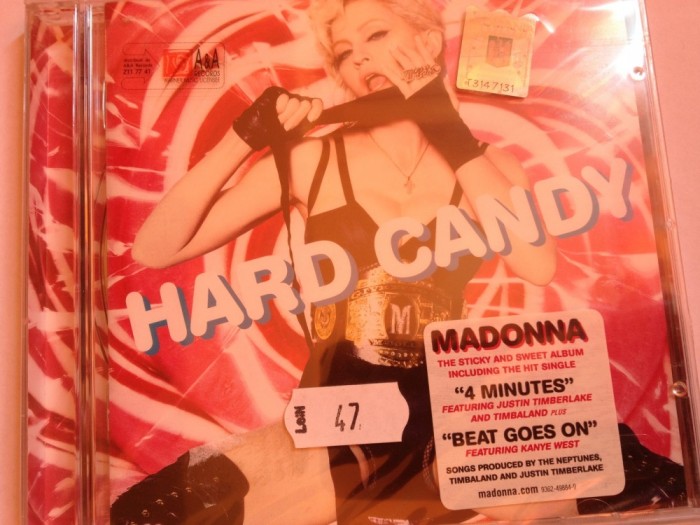 MADONNA - HARD CANDY (2008/WARNER MUSIC) - gen:POP/DANCE - CD NOU/SIGILAT