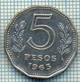 2788 MONEDA - REPUBLICA ARGENTINA - 5 PESOS - anul 1963 -starea care se vede