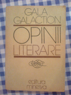 h0 Opinii Literare - Gala Galaction foto